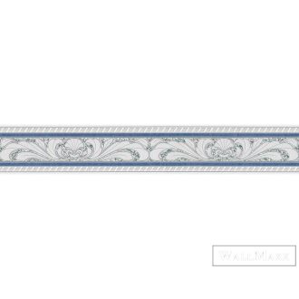   AS CREATION Only Borders 68164-5 kék barokk mintás klasszikus bordűr