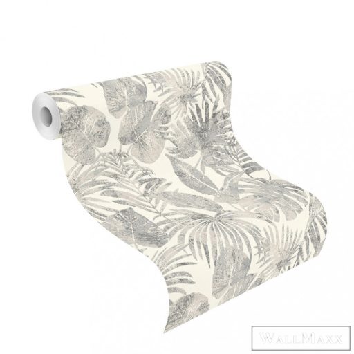 Rasch Astra 2023 687217 krémszínű levélmintás tapéta