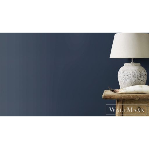 RASCH Rhapsody 687514 kék Egyszínű Elegáns vlies tapéta