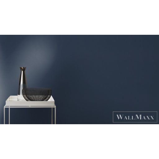 RASCH Rhapsody 687514 kék Egyszínű Elegáns vlies tapéta