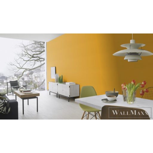 RASCH Rhapsody 687552 sárga Egyszínű Elegáns vlies tapéta