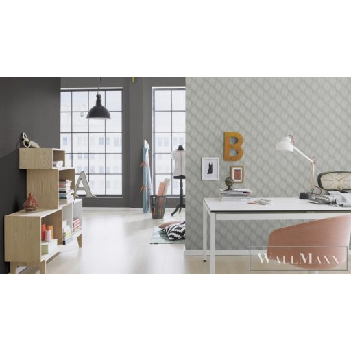 Rasch Tropical House 687903 ezüst Térhatású bambusz mintás tapéta