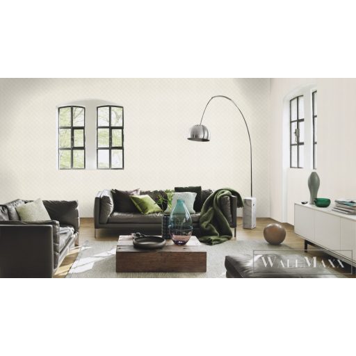 Rasch Tropical House 687910 törtfehér Térhatású bambusz mintás tapéta