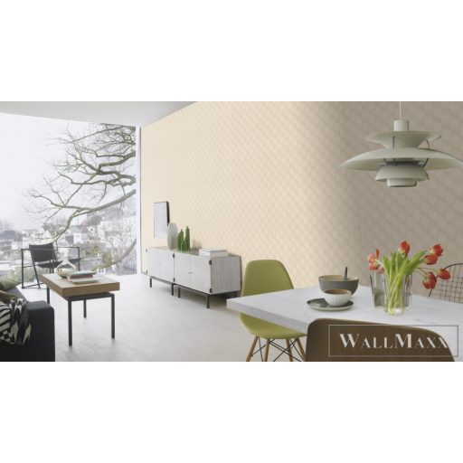 Rasch Tropical House 687927 krémszínű Térhatású bambusz mintás tapéta