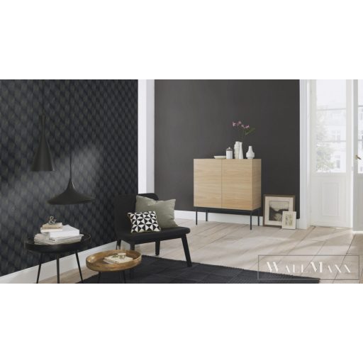 Rasch Tropical House 687958 grafit Térhatású bambusz mintás tapéta