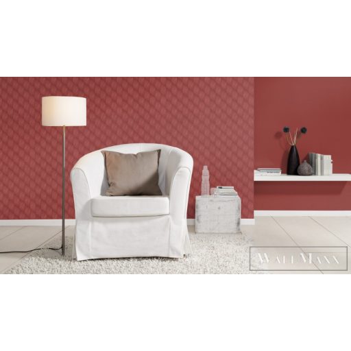 Rasch Tropical House 687965 piros Térhatású bambusz mintás tapéta