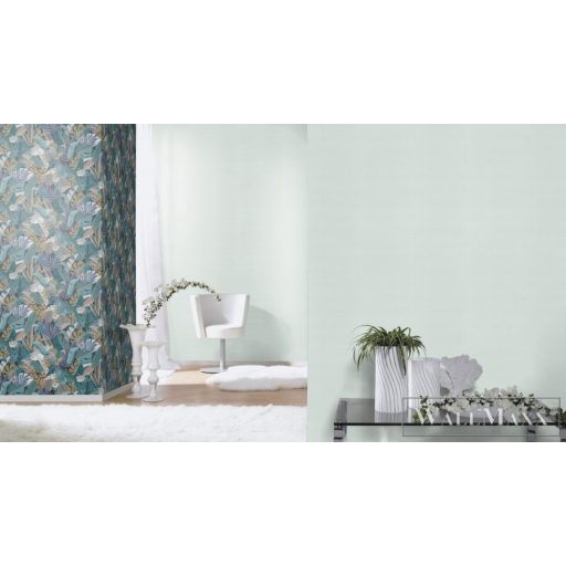 RASCH Rhapsody 688009 pasztellkék Egyszínű Elegáns vlies tapéta