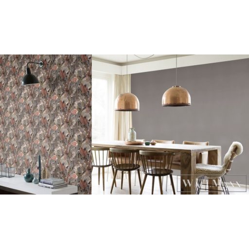 Rasch Tropical House 688030 törtfehér Textil mintás Modern vlies tapéta