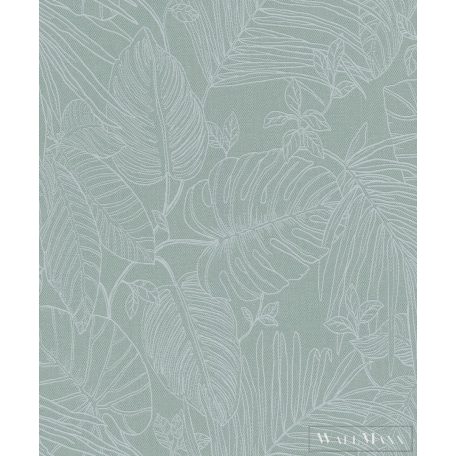 RASCH Colour your Life 690811 zöld levél mintás Modern tapéta