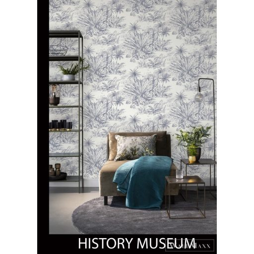 RASCH Rhapsody 691207 kék trópusi mintás Egzotikus tapéta