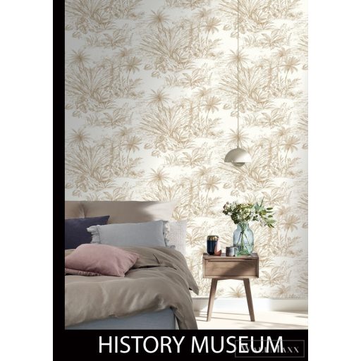 RASCH Rhapsody 691214 bézs trópusi mintás Egzotikus tapéta