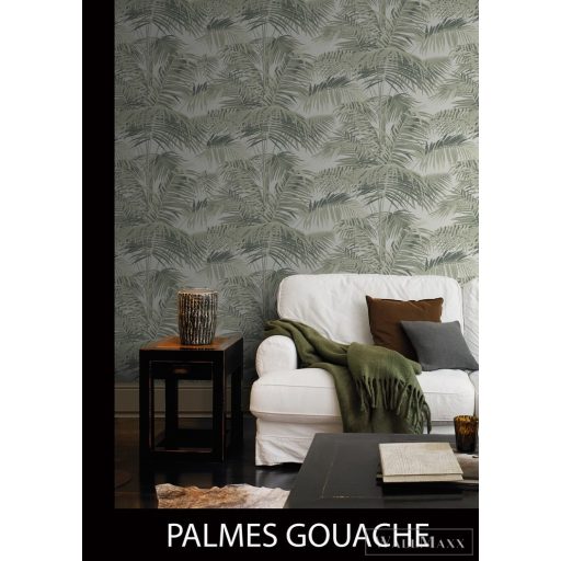 RASCH Rhapsody 691900 zöld pálma mintás Egzotikus tapéta