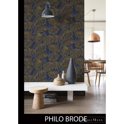 RASCH Rhapsody 692105 sárga filodendron mintás Egzotikus tapéta