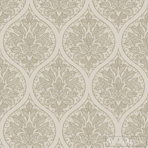 GALERIE Emporium 7003 bézs levél mintás Barokk tapéta