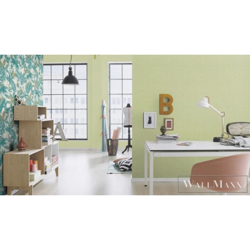Rasch Kalahari 2023 700466 zöld Textil mintás Design vlies tapéta