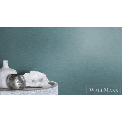 Rasch Kalahari 2023 700473 türkiz Textil mintás Design vlies tapéta