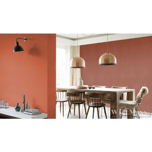 Rasch Kalahari 2023 700497 piros Textil mintás Design vlies tapéta