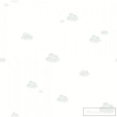   ICH Noa 7006-1 mentazöld Felhő mintás Gyerek vlies tapéta