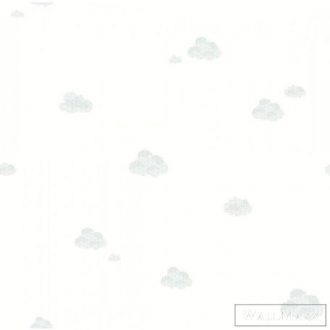   ICH Noa 7006-1 mentazöld Felhő mintás Gyerek vlies tapéta