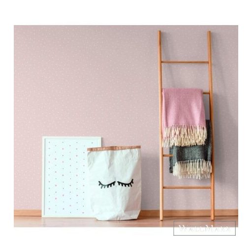 ICH Noa 7007-3 pink Pöttyös Gyerek vlies tapéta