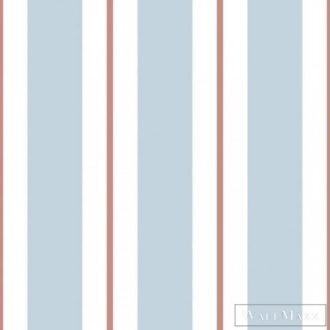 ICH Noa 7008-5 kék Csíkos Gyerek vlies tapéta