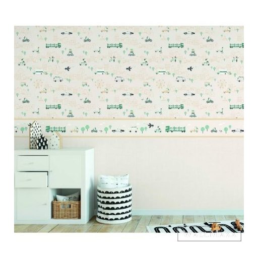 ICH Noa 7010-2 bézs Egyszínű Gyerek vlies tapéta