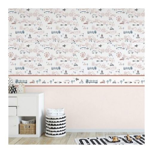 ICH Noa 7010-5 törtfehér Egyszínű Gyerek vlies tapéta