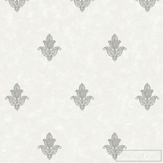 GALERIE Emporium 7012 fehér levél mintás Barokk tapéta