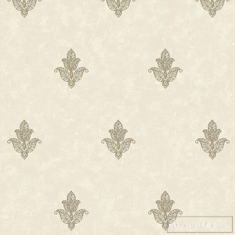 GALERIE Emporium 7013 bézs levél mintás Barokk tapéta