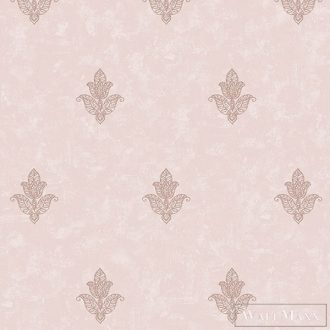 GALERIE Emporium 7017 bézs levél mintás Barokk tapéta