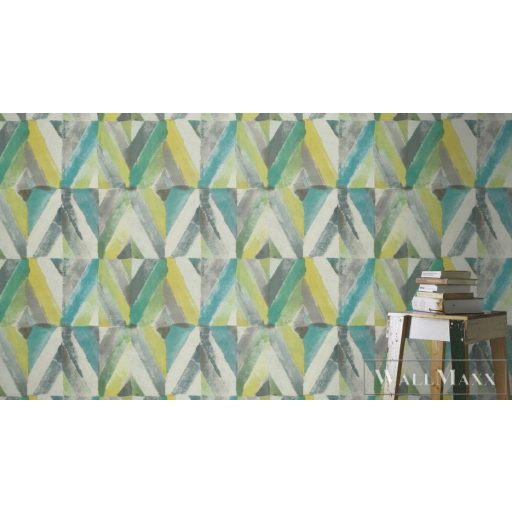 Rasch Kalahari 2023 704037 kék Design afrika mintás tapéta