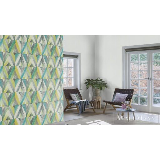 Rasch Kalahari 2023 704037 kék Design afrika mintás tapéta