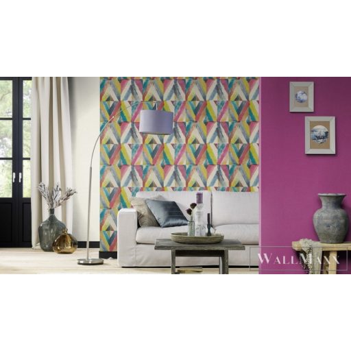 Rasch Kalahari 2023 704051 kék Design afrika mintás tapéta