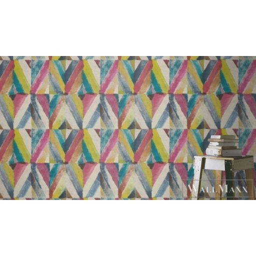 Rasch Kalahari 2023 704051 kék Design afrika mintás tapéta