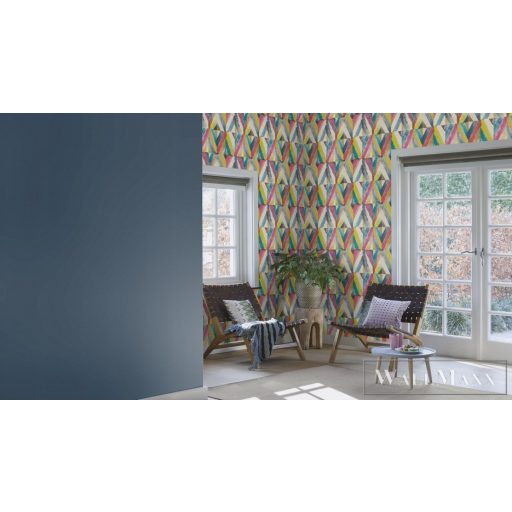 Rasch Kalahari 2023 704051 kék Design afrika mintás tapéta