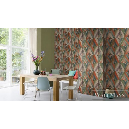 Rasch Kalahari 2023 704068 piros Design afrika mintás tapéta