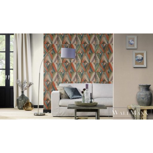 Rasch Kalahari 2023 704068 piros Design afrika mintás tapéta