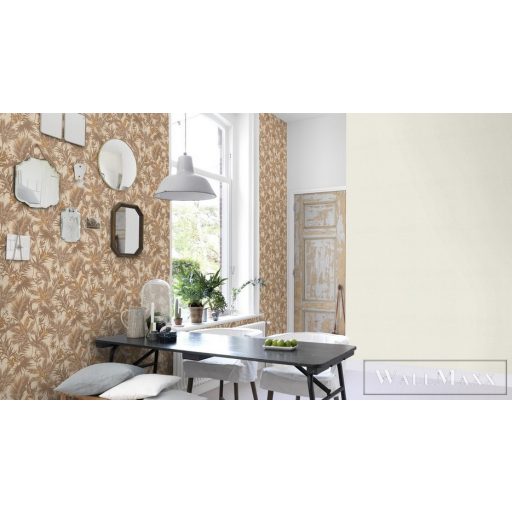 Rasch Kalahari 2023 704136 arany Grafikus levél mintás tapéta