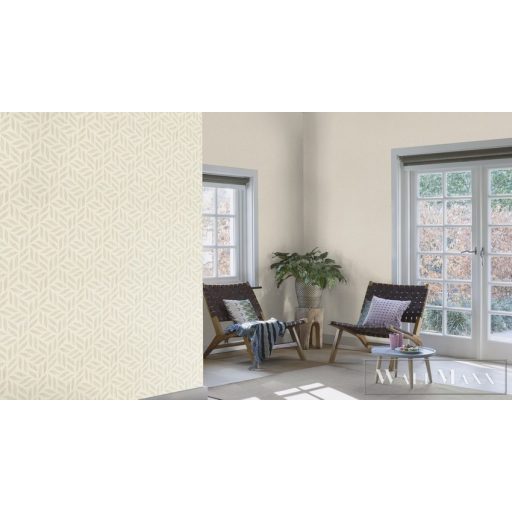 Rasch Kalahari 2023 704624 bézs, fehér Tér-hatású 3D-mintás Design vlies tapéta