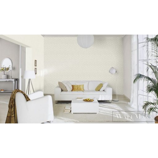 Rasch Kalahari 2023 704631 bézs, törtfehér Tér-hatású 3D-mintás Design vlies tapéta