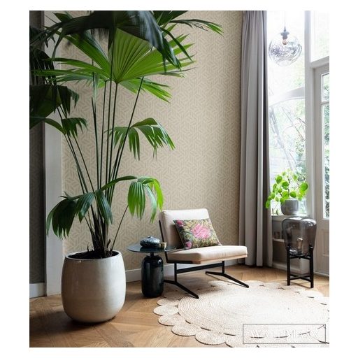 Rasch Kalahari 2023 704648 barna, bézs Tér-hatású 3D-mintás Design vlies tapéta