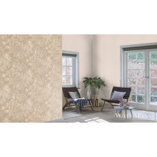 Rasch Kalahari 2023 704716 krémszínű Design tigris,gepárd,zebra,koala mintás tapéta