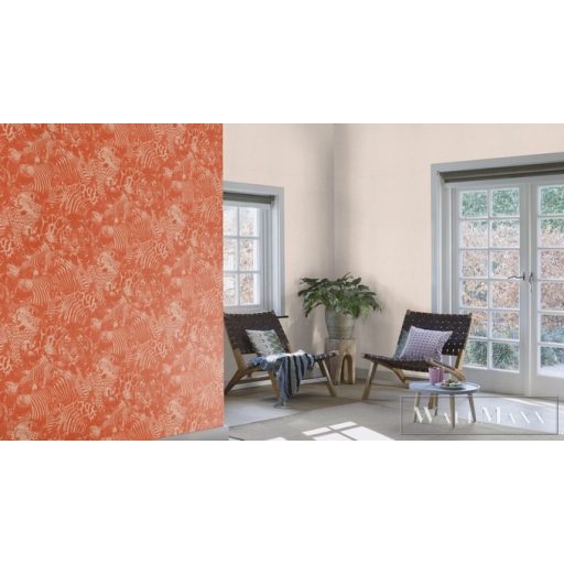 Rasch Kalahari 2023 704723 piros Design tigris,gepárd,zebra,koala mintás tapéta