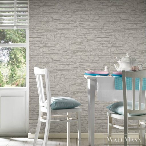 AS CREATION Elements II 707-116 szürke tégla modern tapéta