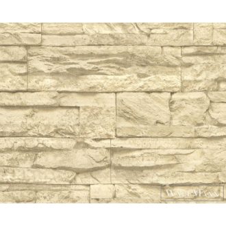   AS CREATION Elements 70713-0 bézs tégla térhatású tapéta