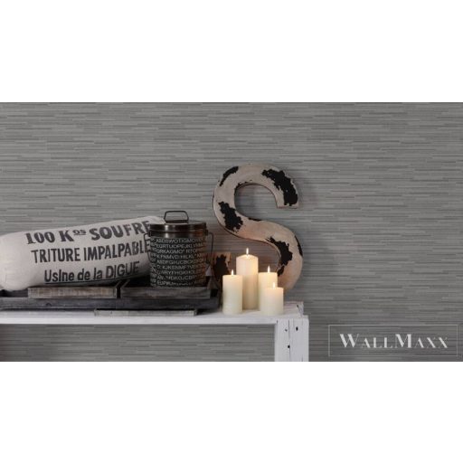 AS CREATION Elements 70971-4 fekete csíkos térhatású tapéta