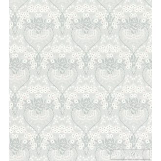 Rasch Sofia 710069 Elegáns zöld levél mintás tapéta