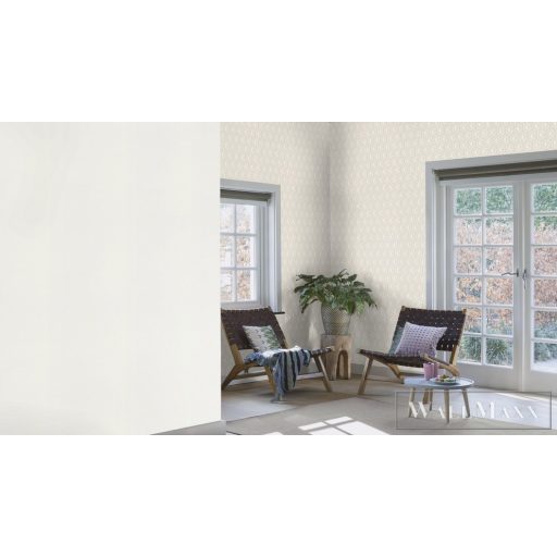Rasch Sofia 710236 Elegáns krémfehér csíkos tapéta