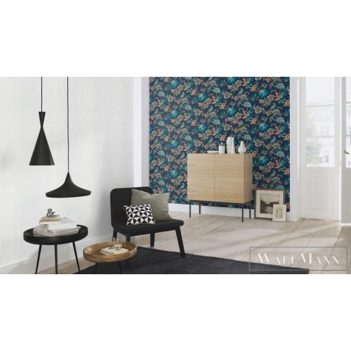 Rasch Sofia 710243 Elegáns világos kék csíkos tapéta