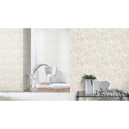 Rasch Sofia 710472 zöld Textil mintás Uni vlies tapéta